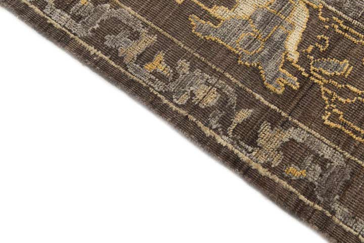 10' 1 x 14' 2 Hand Knotted Oushak Wool Rug