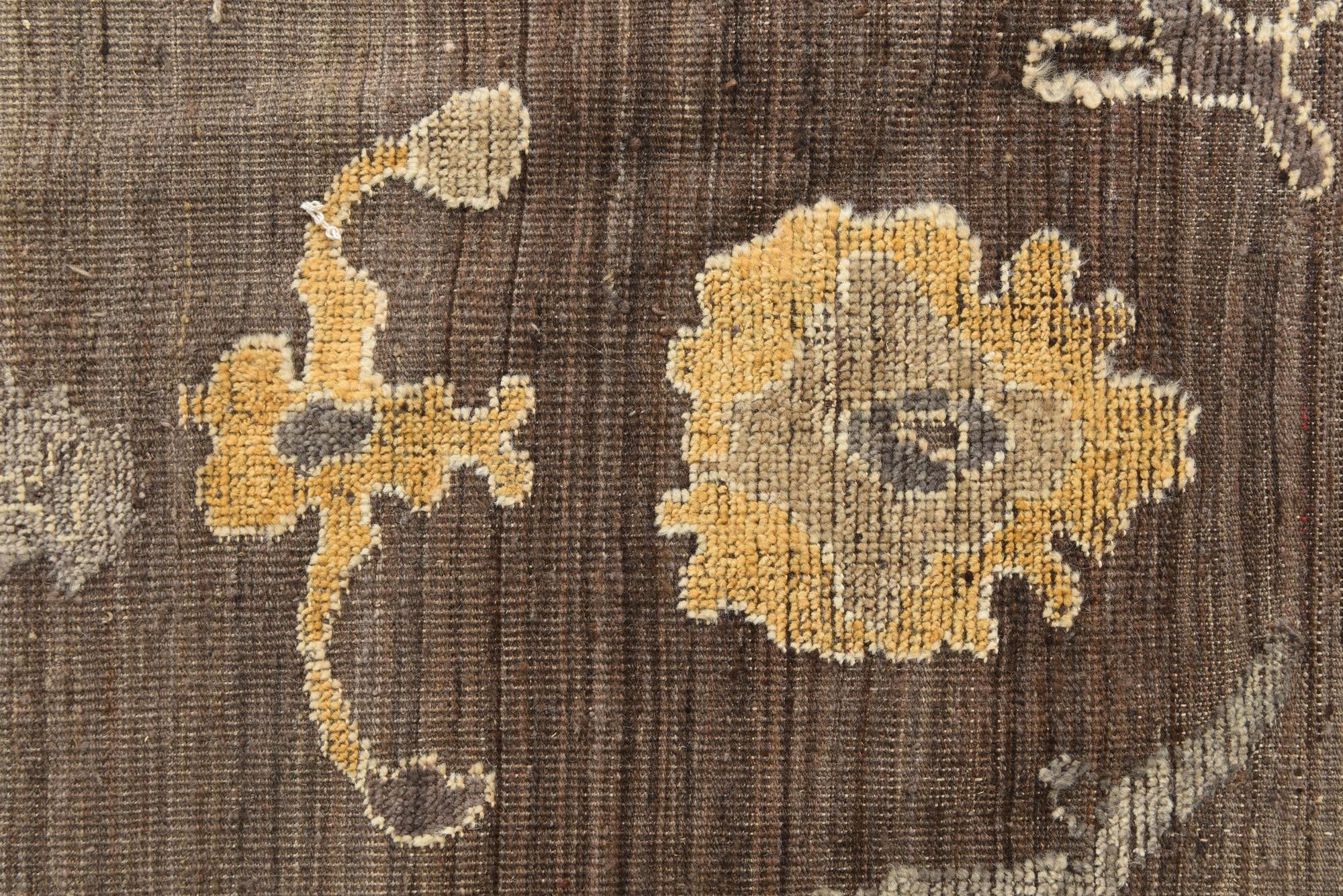 10' 1 x 14' 2 Hand Knotted Oushak Wool Rug