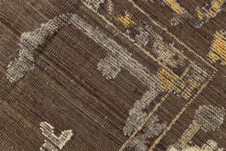 10' 1 x 14' 2 Hand Knotted Oushak Wool Rug