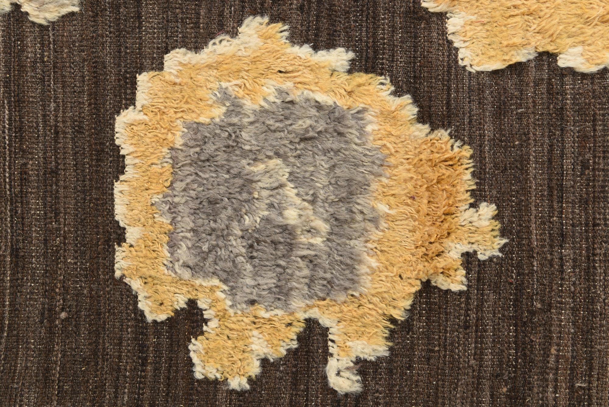 8' x 10' 3 Hand Knotted Oushak Wool Rug
