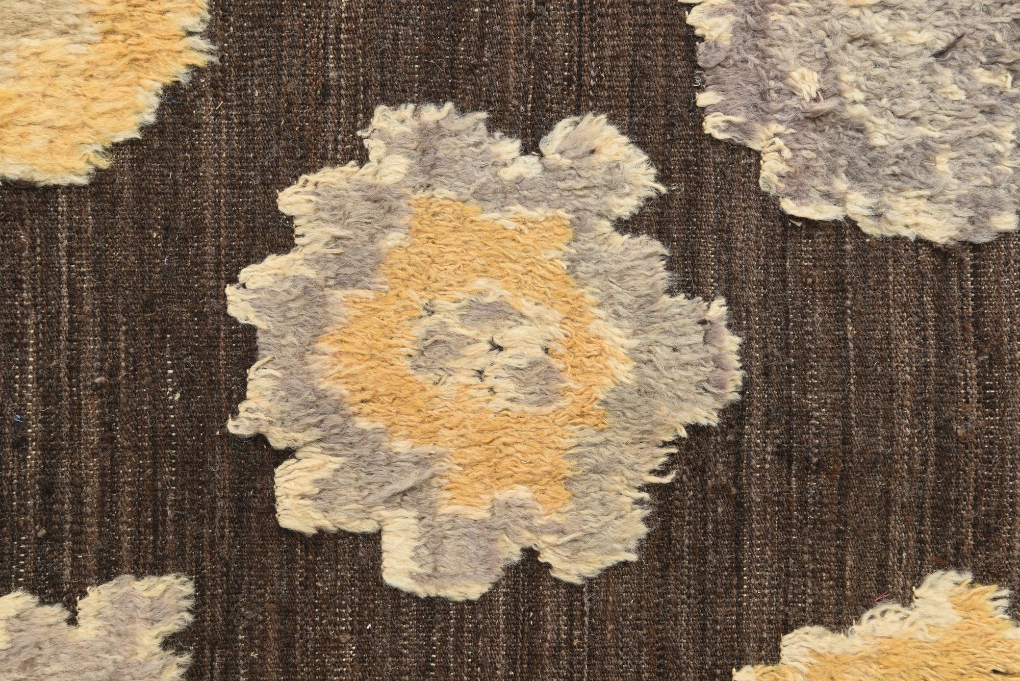 8' x 10' 3 Hand Knotted Oushak Wool Rug
