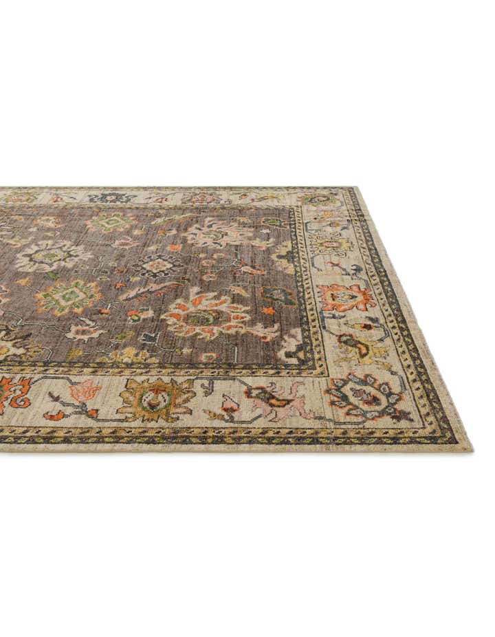7' 10 x 9' 10 Hand Knotted Oushak Wool Rug
