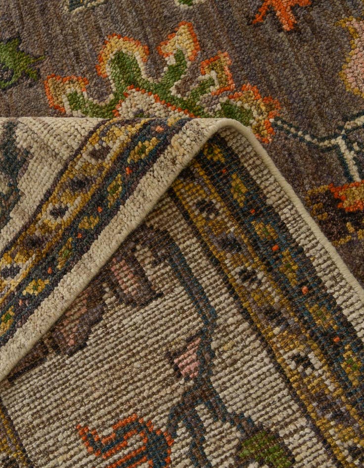 Detail image of 7' 10 x 9' 10 Hand Knotted Oushak Wool Rug