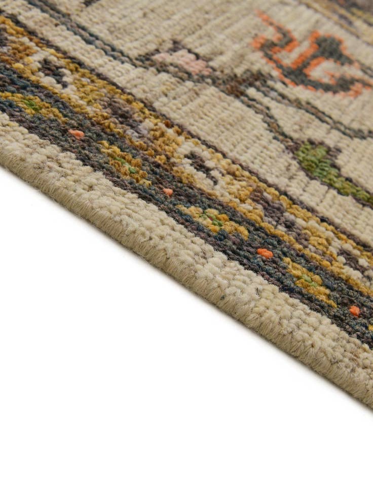 Detail image of 7' 10 x 9' 10 Hand Knotted Oushak Wool Rug