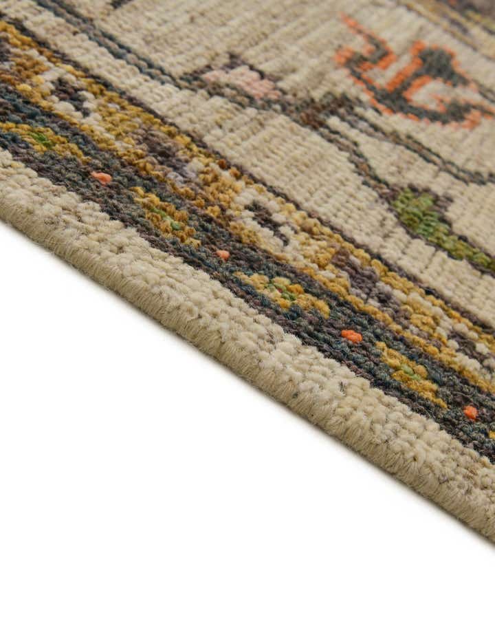 7' 10 x 9' 10 Hand Knotted Oushak Wool Rug