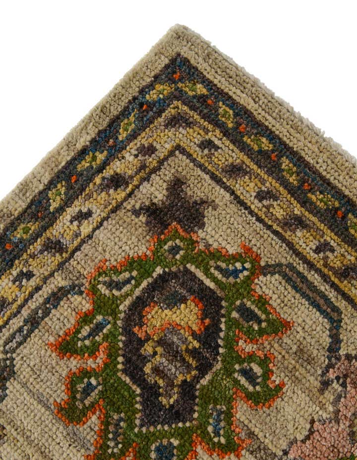 7' 10 x 9' 10 Hand Knotted Oushak Wool Rug