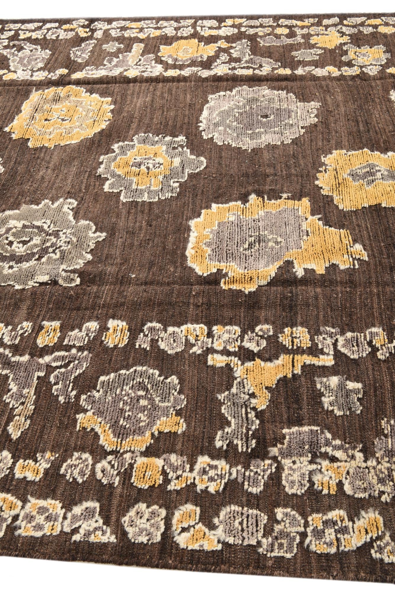 8' 1 x 10' 6 Hand Knotted Oushak Wool Rug