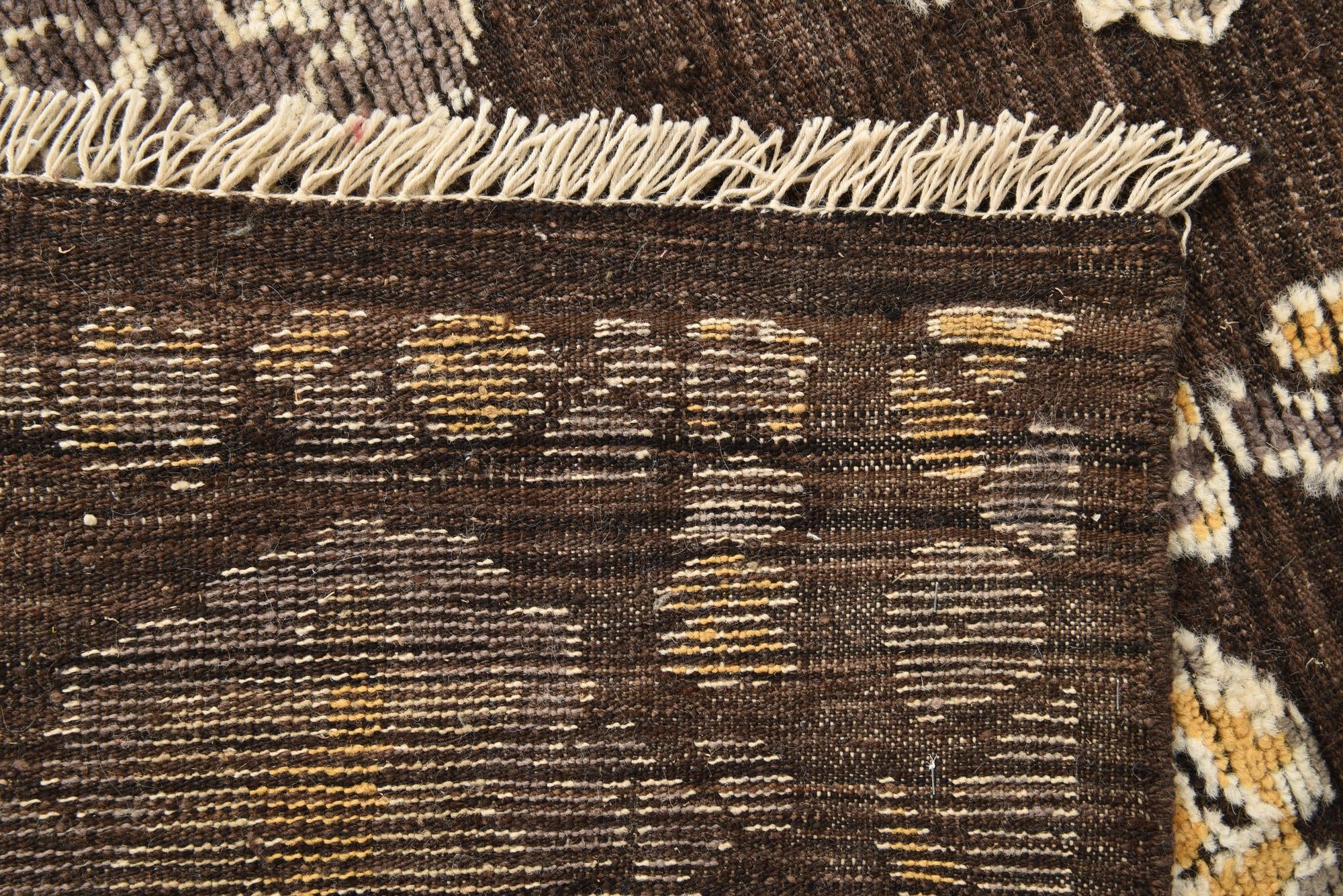 8' 1 x 10' 6 Hand Knotted Oushak Wool Rug