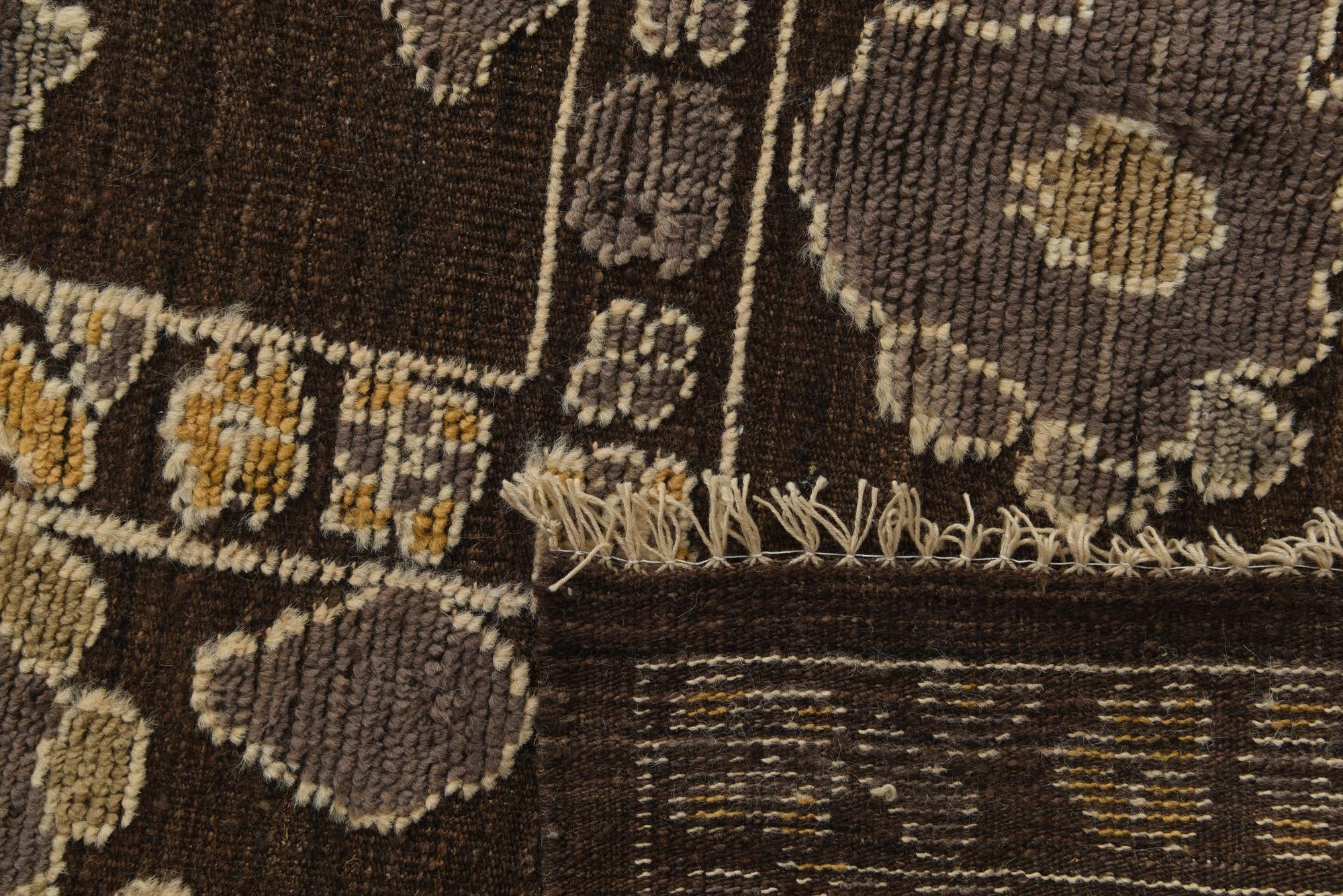 9' 3 x 12' 5 Hand Knotted Oushak Wool Rug