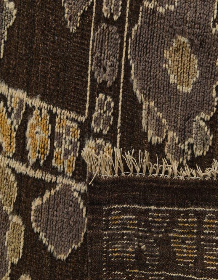 Detail image of 9' 3 x 12' 5  Hand Knotted Oushak Wool Rug