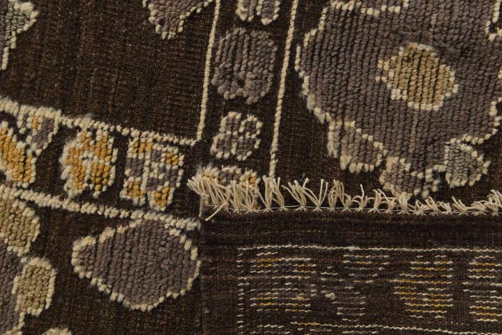 9' 3 x 12' 5 Hand Knotted Oushak Wool Rug