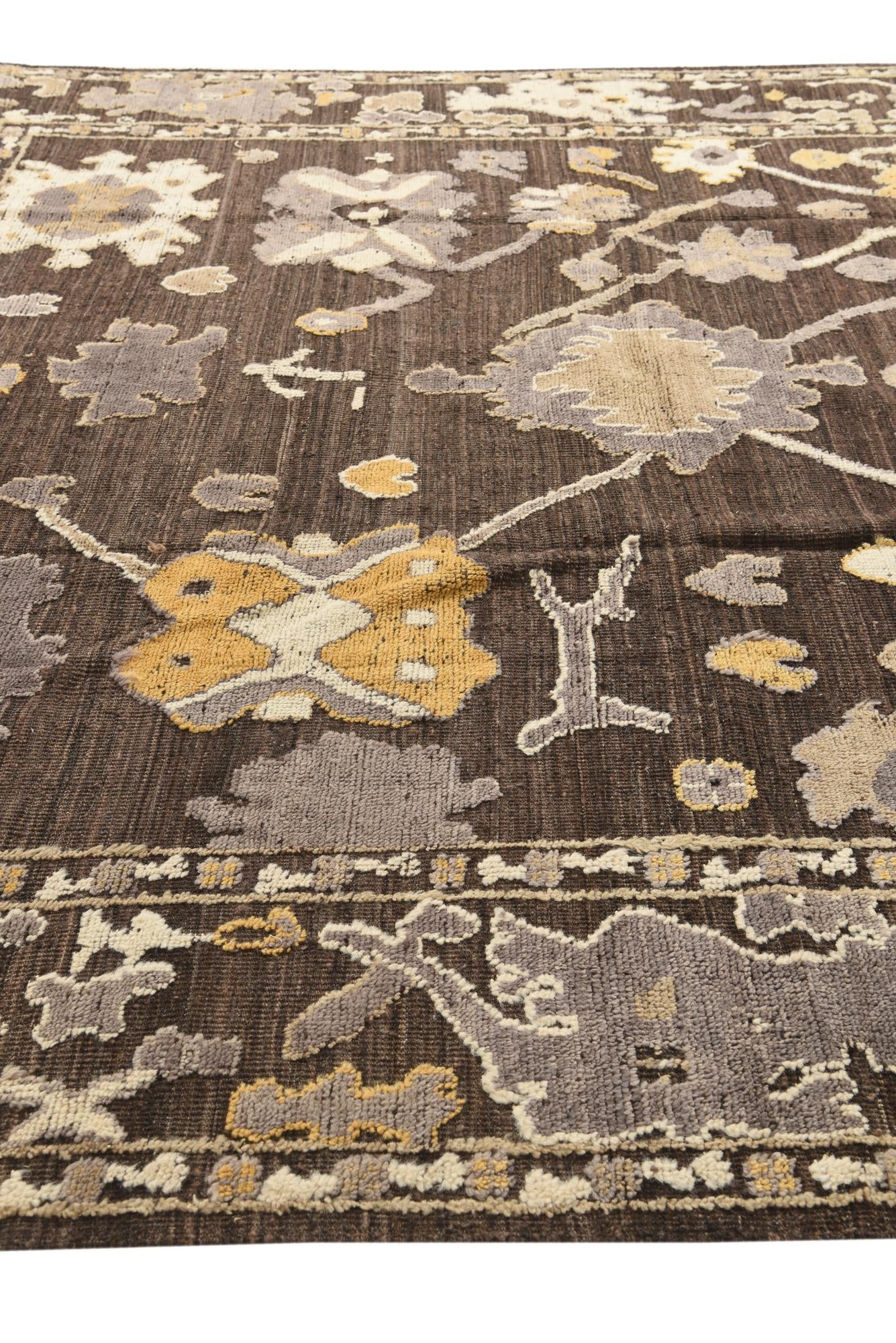 10' 2 x 14' Hand Knotted Oushak Wool Rug