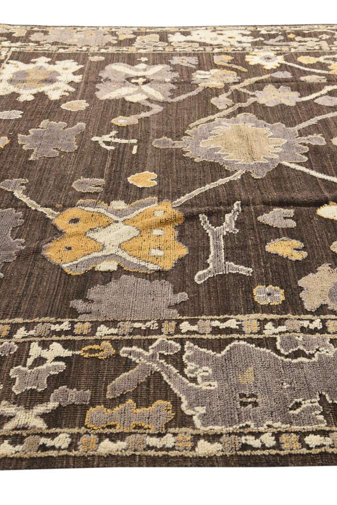 10' 2 x 14' Hand Knotted Oushak Wool Rug