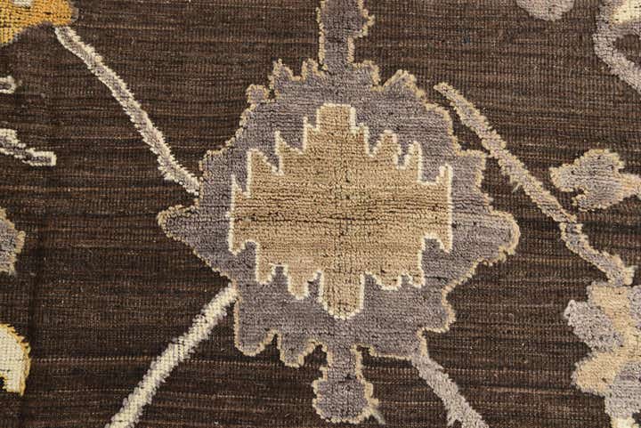 10' 2 x 14' Hand Knotted Oushak Wool Rug