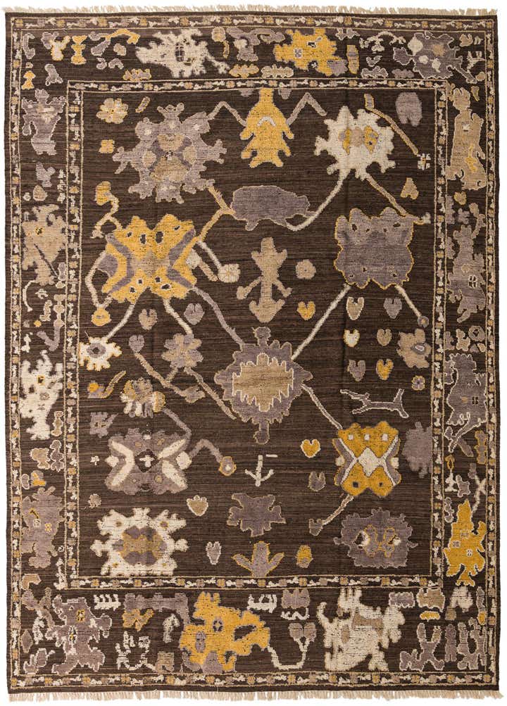 10' 2 x 14' Hand Knotted Oushak Wool Rug