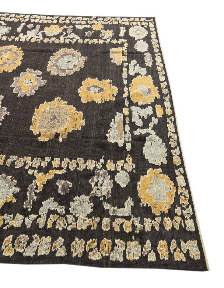 Detail image of 9' 3 x 12' 1  Hand Knotted Oushak Wool Rug