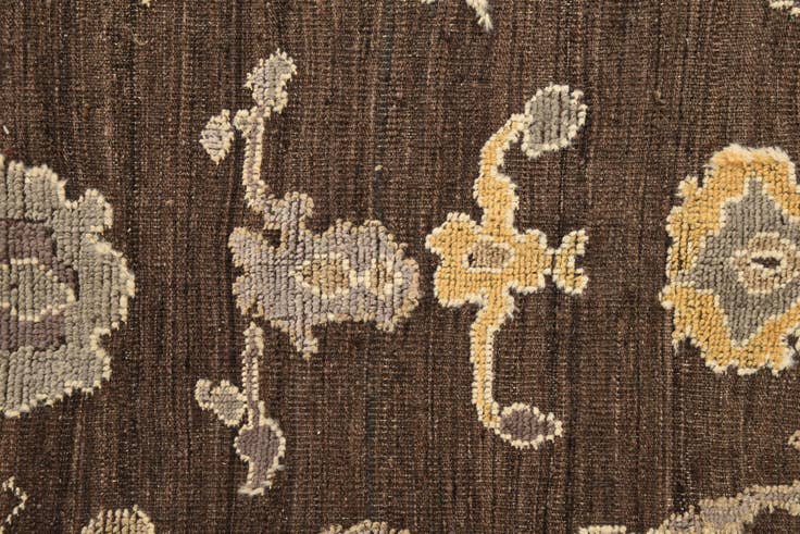Detail image of 8' 8 x 10' 2 Hand Knotted Oushak Wool Rug
