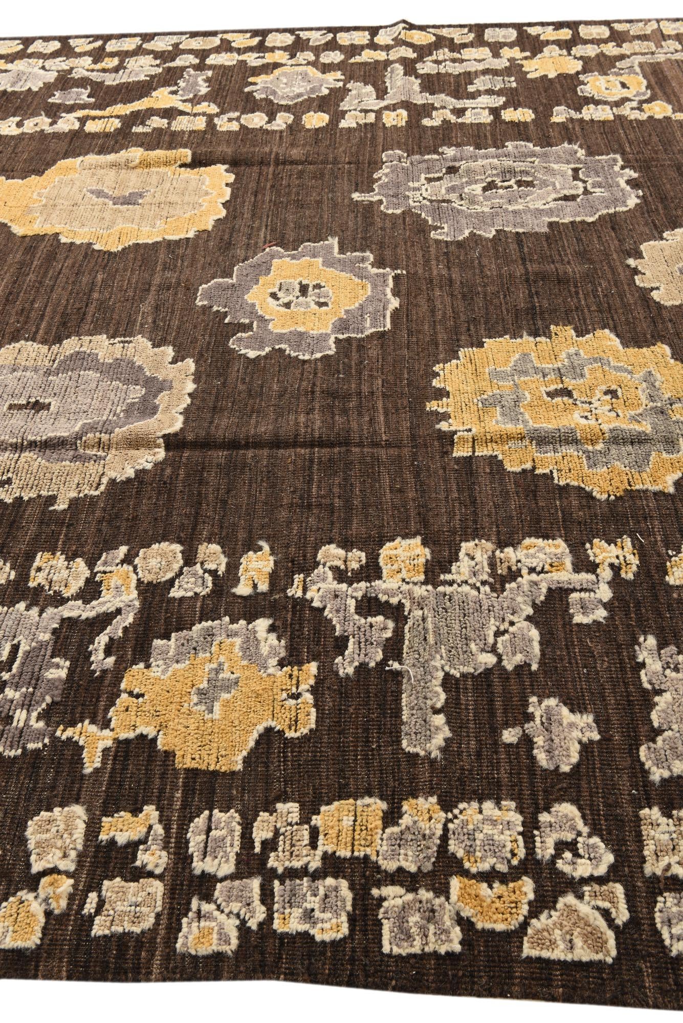 10' x 13' 9 Hand Knotted Oushak Wool Rug