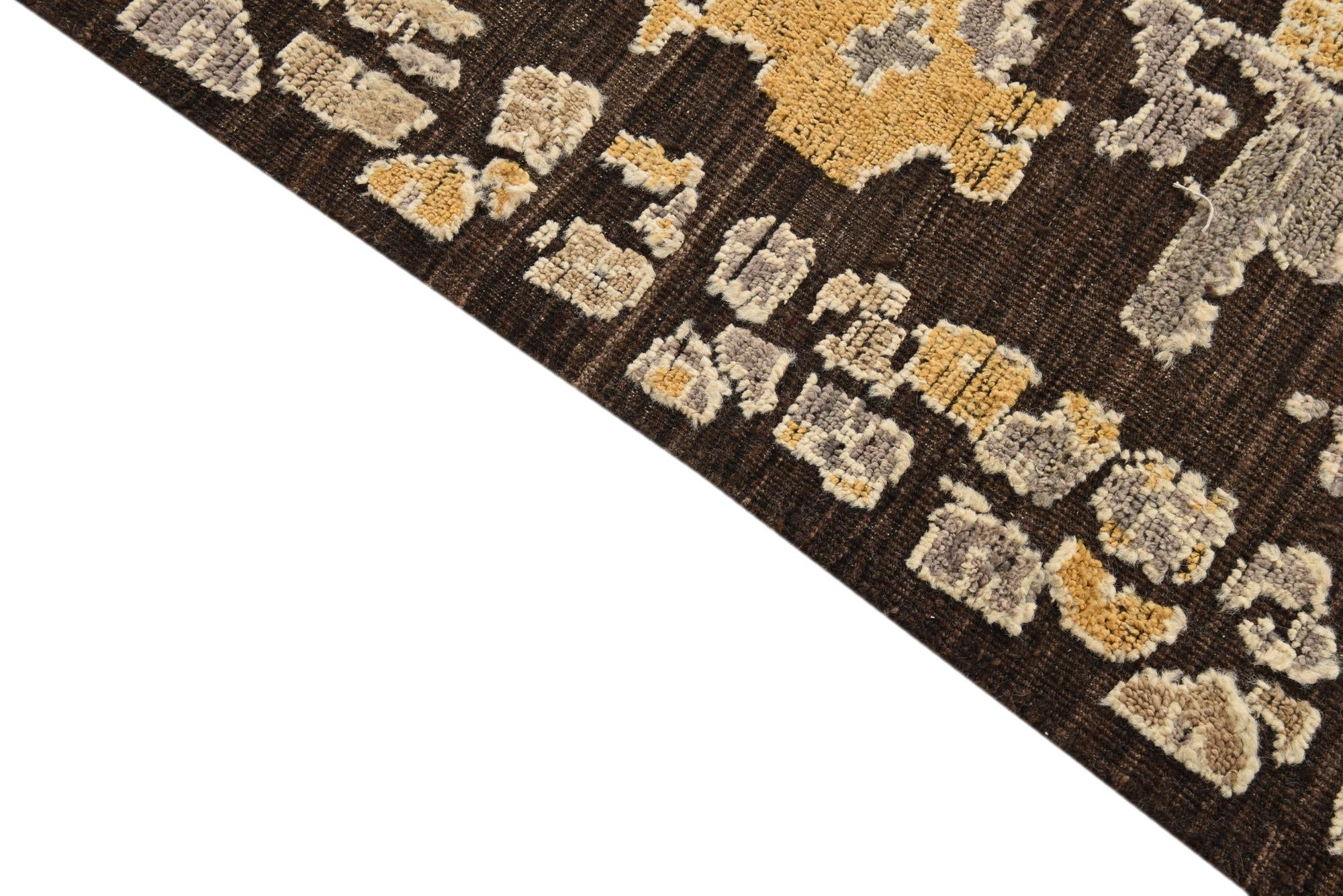 10' x 13' 9 Hand Knotted Oushak Wool Rug
