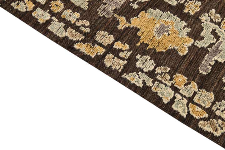 9' 1 x 12' Hand Knotted Oushak Wool Rug