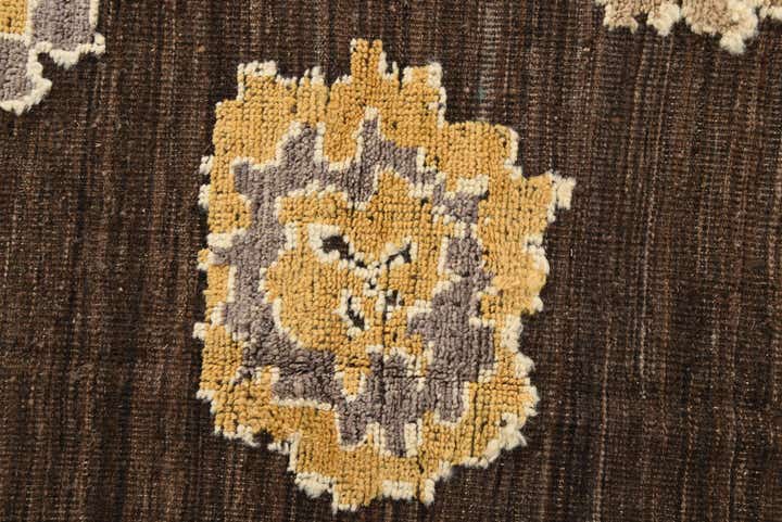 9' 1 x 12' Hand Knotted Oushak Wool Rug