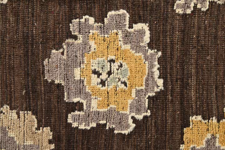 9' 1 x 12' Hand Knotted Oushak Wool Rug