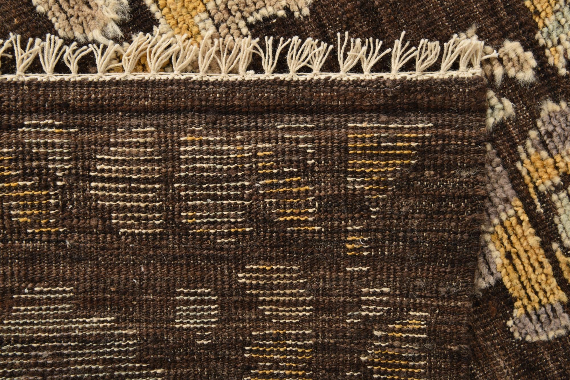 9' 1 x 12' Hand Knotted Oushak Wool Rug