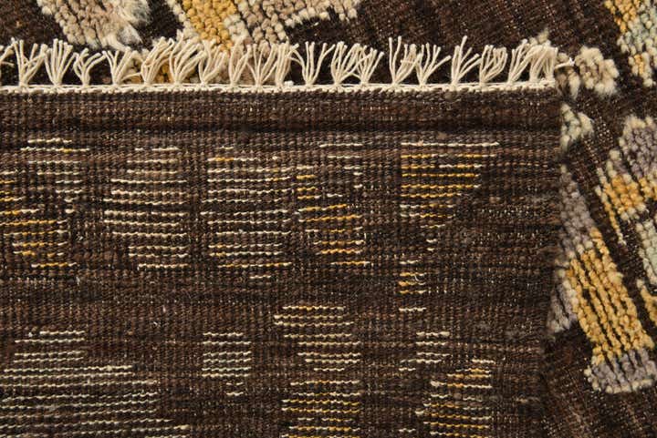 9' 1 x 12' Hand Knotted Oushak Wool Rug