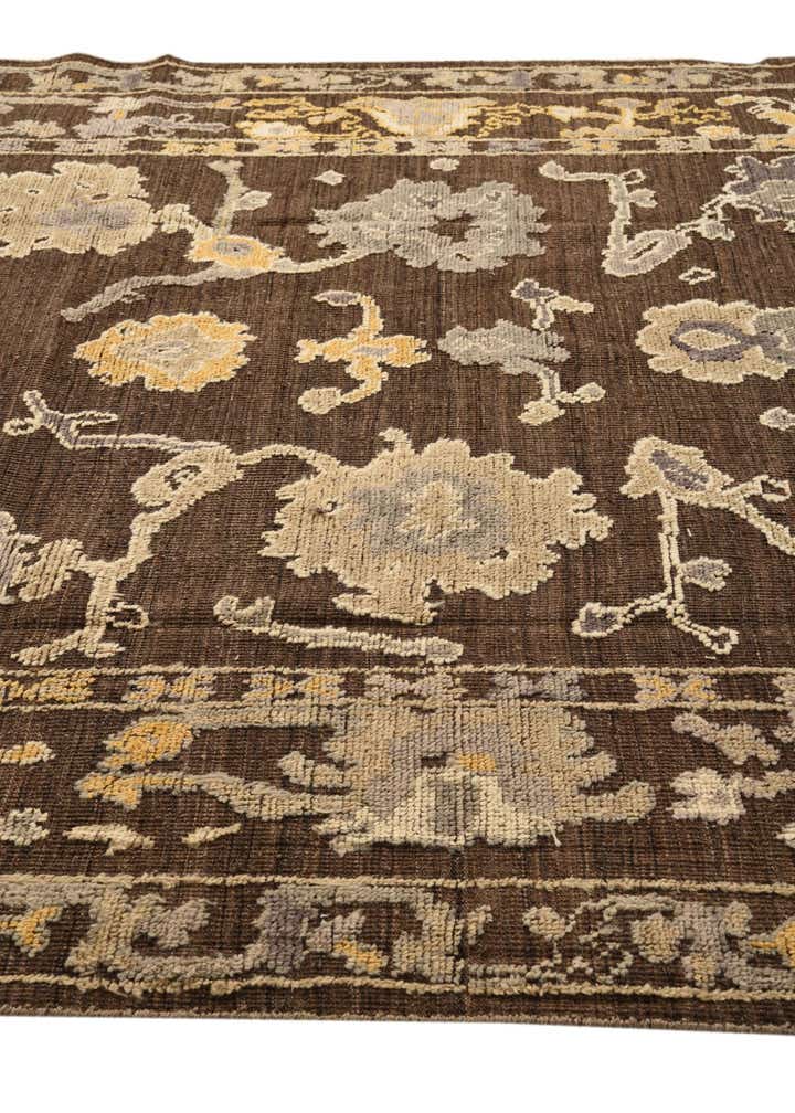 8' 2 x 10' 5 Hand Knotted Oushak Wool Rug