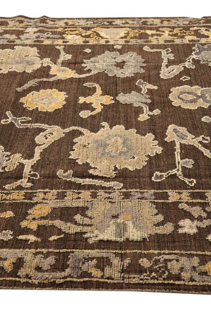 8' 2 x 10' 5 Hand Knotted Oushak Wool Rug