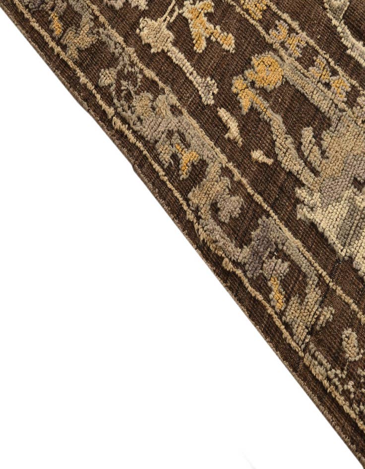 Detail image of 8' 2 x 10' 5  Hand Knotted Oushak Wool Rug