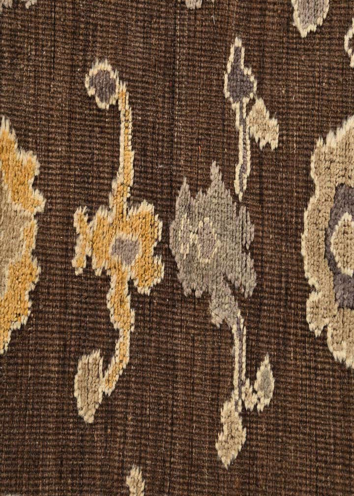 8' 2 x 10' 5 Hand Knotted Oushak Wool Rug