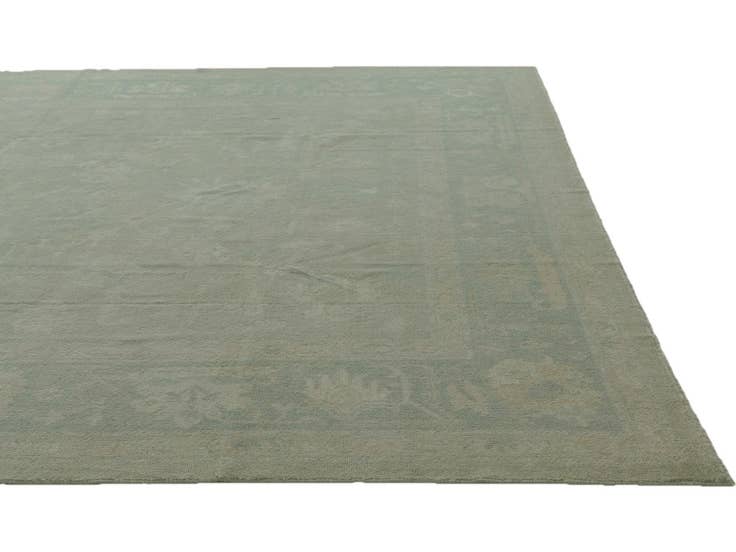 Detail image of 10' x 13' 8 Hand Knotted Oushak Wool Rug