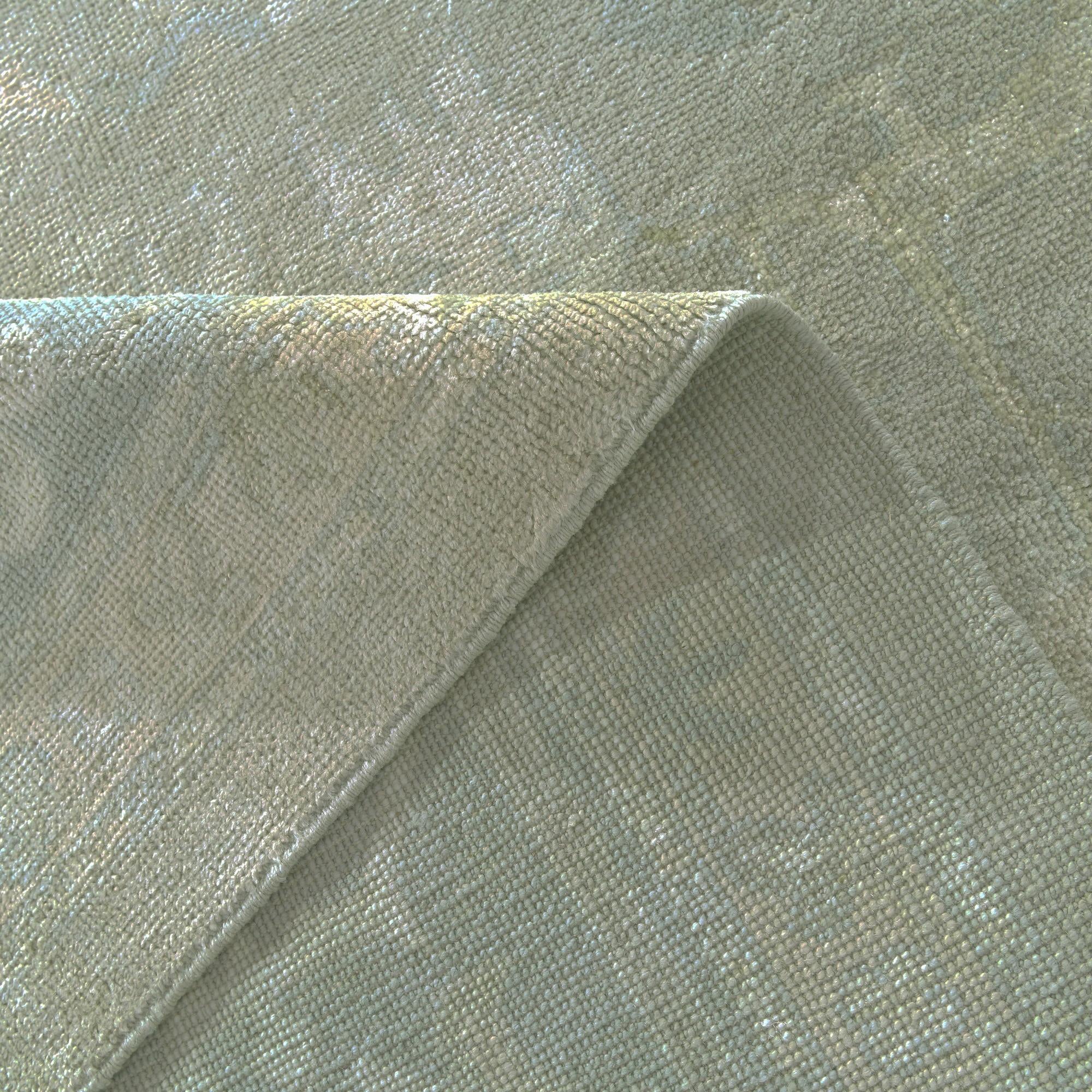 10' x 13' 8 Hand Knotted Oushak Wool Rug