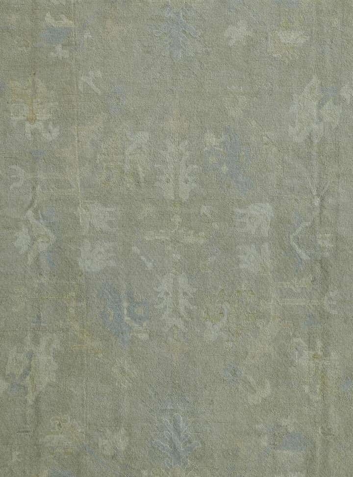 10' x 13' 8 Hand Knotted Oushak Wool Rug