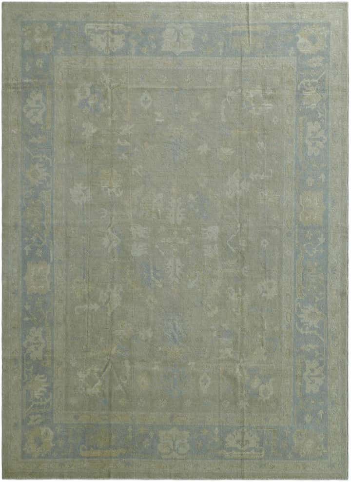 10' x 13' 8 Hand Knotted Oushak Wool Rug