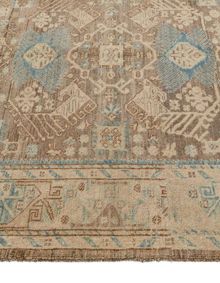 4' 11 x 6' 2 Hand Knotted Oushak Wool Rug