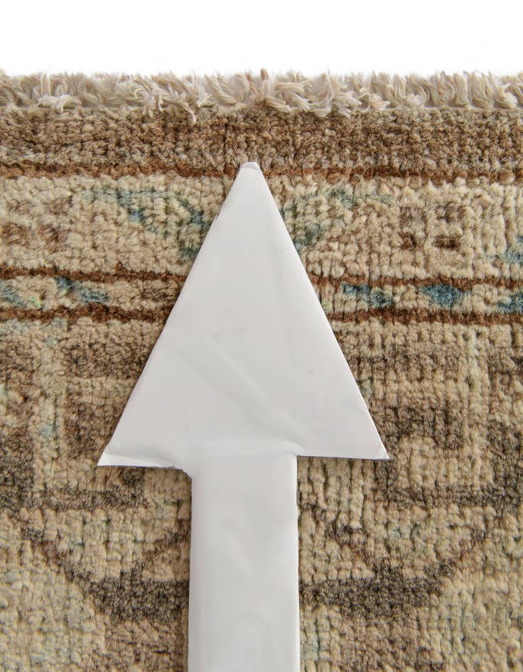 Detail image of 4' 11 x 6' 2  Hand Knotted Oushak Wool Rug