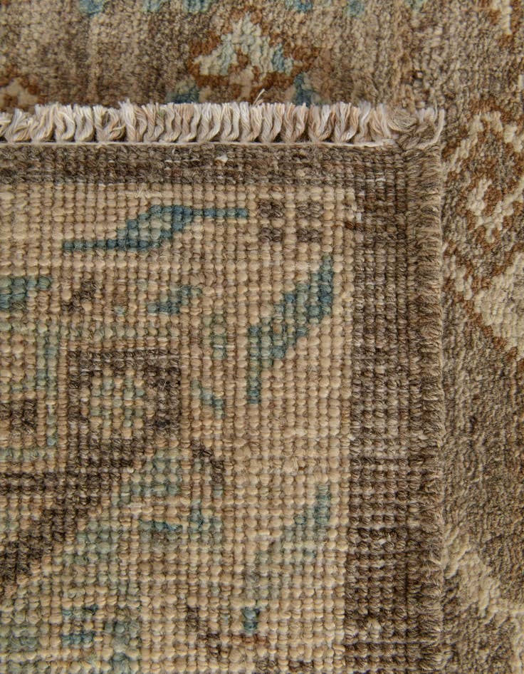 Detail image of 4' 11 x 6' 2 Hand Knotted Oushak Wool Rug
