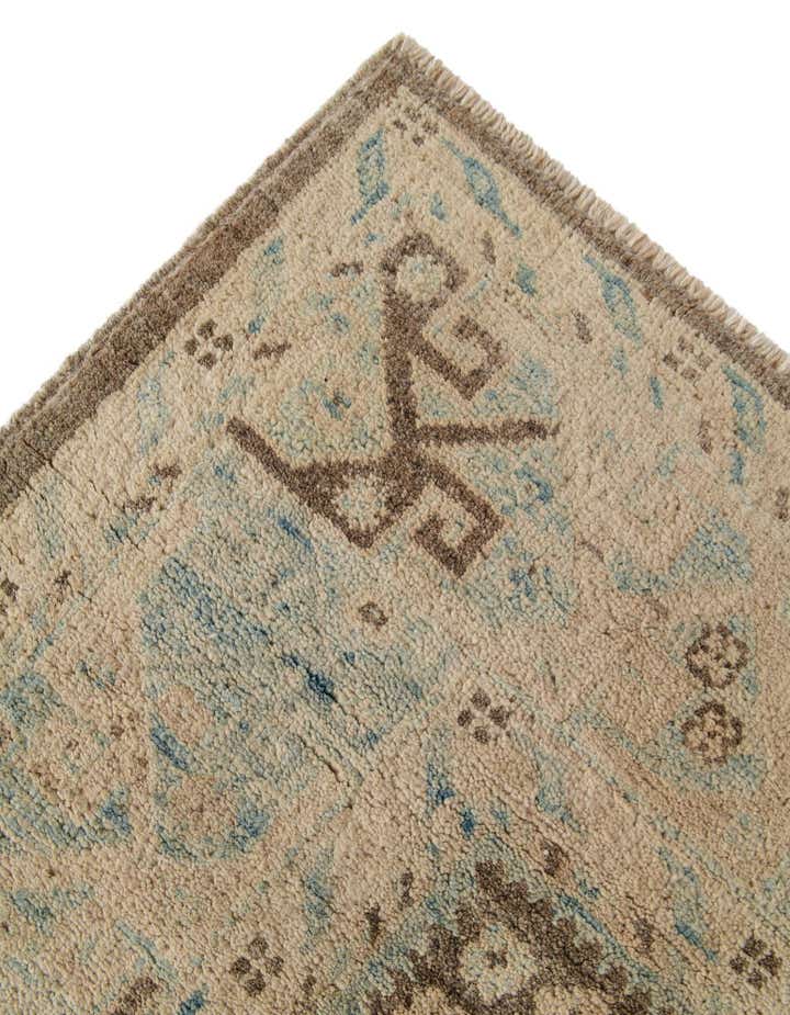 4' 11 x 6' 2 Hand Knotted Oushak Wool Rug
