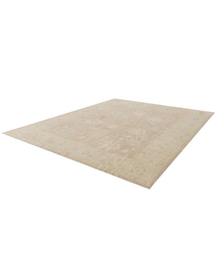 8' x 9' 10 Hand Knotted Oushak Wool Rug