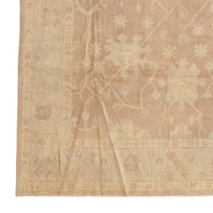 Detail image of 8' x 9' 10 Hand Knotted Oushak Wool Rug