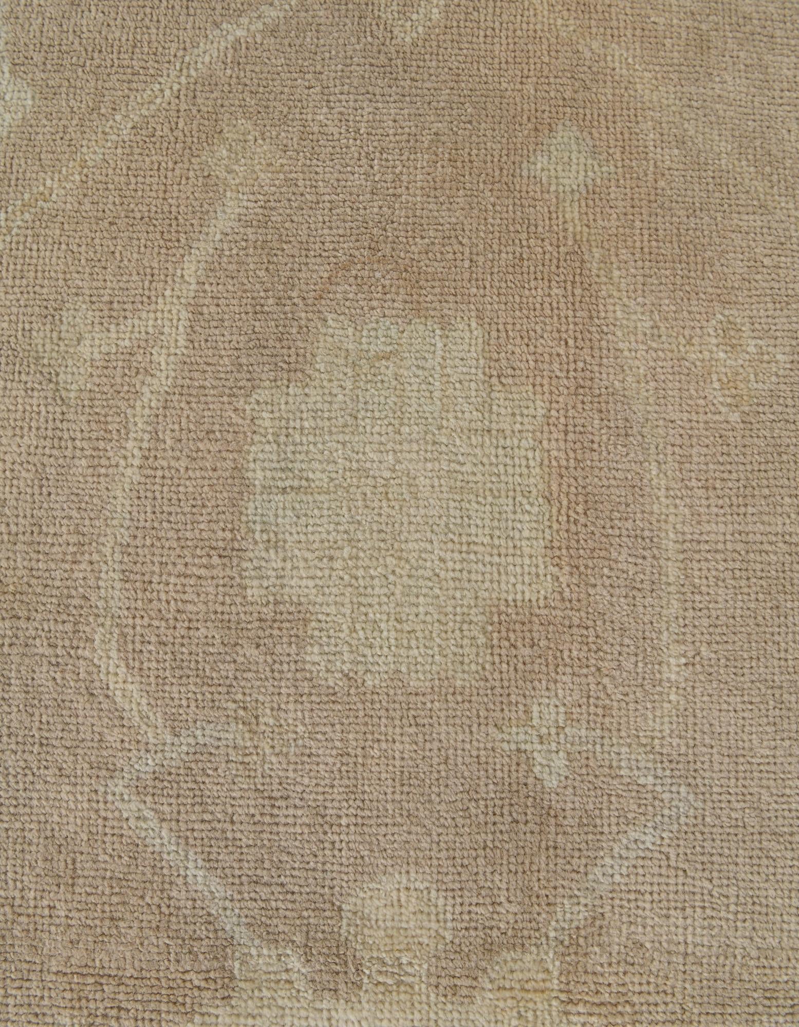 8' x 9' 10 Hand Knotted Oushak Wool Rug