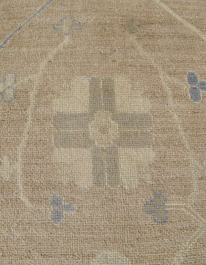 10' x 13' 7 Hand Knotted Oushak Wool Rug