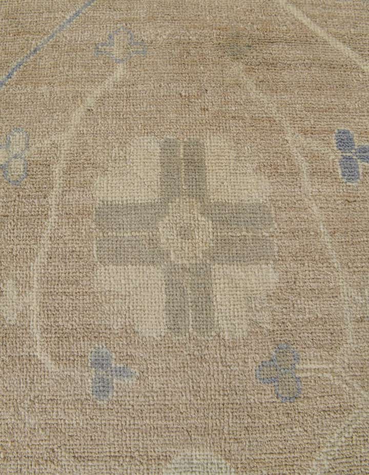 10' x 13' 7 Hand Knotted Oushak Wool Rug