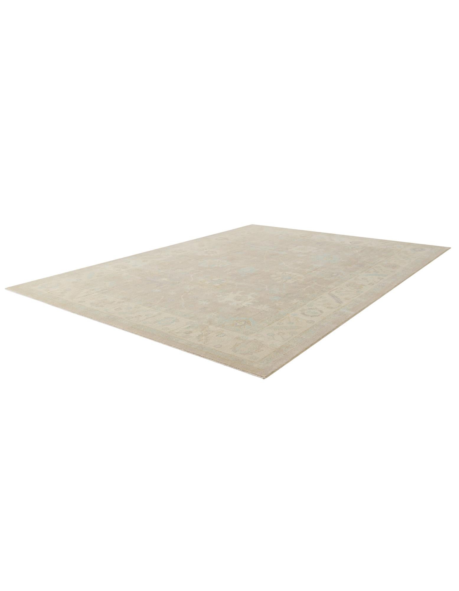 8' 8 x 12' Hand Knotted Oushak Wool Rug