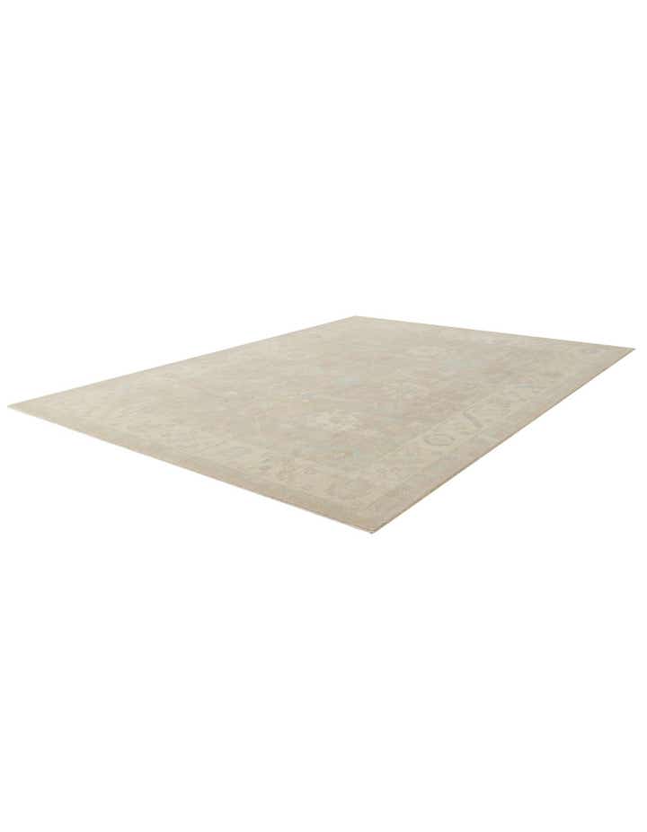 8' 8 x 12' Hand Knotted Oushak Wool Rug