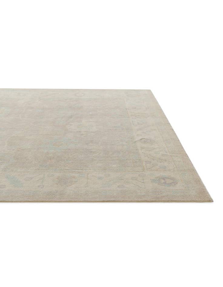 Detail image of 8' 8 x 12' Hand Knotted Oushak Wool Rug