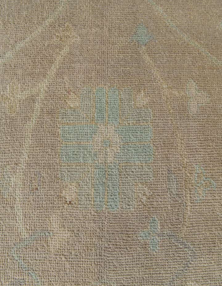8' 8 x 12' Hand Knotted Oushak Wool Rug