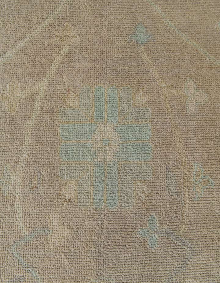 8' 8 x 12' Hand Knotted Oushak Wool Rug